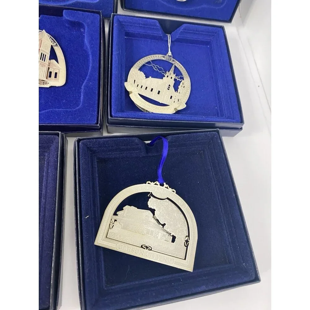 Carson City Nevada Historical‎ Building Christmas Ornament Series Lot 17